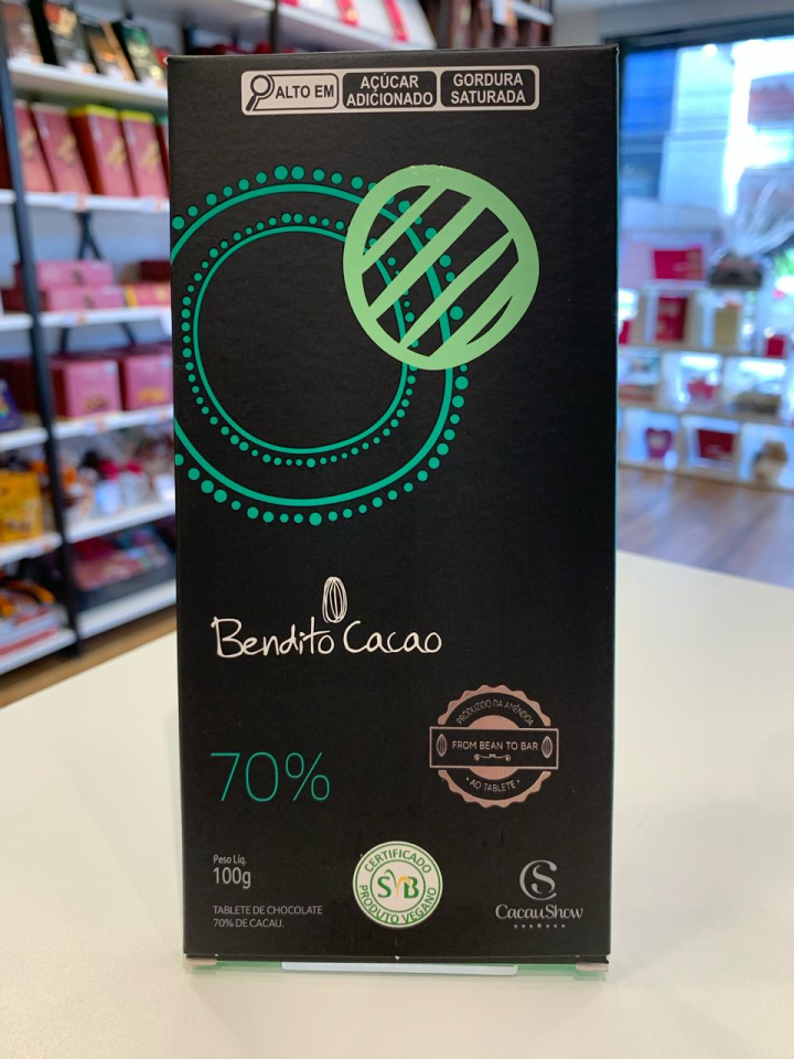 Tablete 100g 70% Bendito Cacao